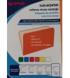 SUBCARPETA GRAFOPLAS FOLIO AZUL INTENSO 240 GR.