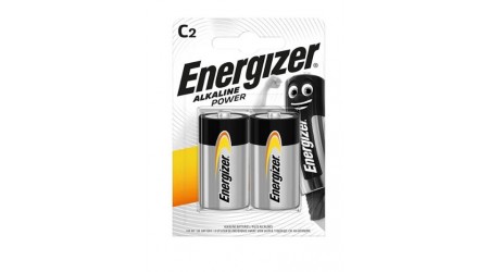 PILAS ENERGIZER ALCALINE POWER "C" LR14  2 UNIDADES