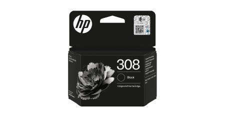 CARTUCHO H.P. 308 NEGRO PARA DESKJET 2900 / 4300 / ENVY 6110 / 6120 / 6130 SERIES 160 PAG. ORIGINAL