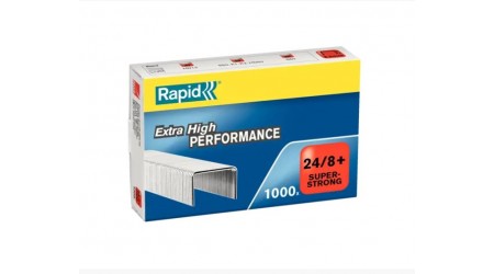 GRAPAS RAPID 24/8+ GALVANIZADAS 1000 U. SUPER STRONG