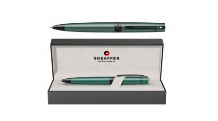 BOLIGRAFO SHEAFFER 300 LACA VERDE MATE CON DETALLES NEGRO