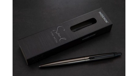 BOLIGRAFO INOXCROM SOUL FINE METAL GUNMETAL C-BOX.