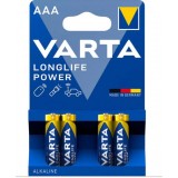 PILA VARTA ALCALINA LONGLIFE POWER AAA LR03 BLISTER DE 4 UNIDADES MN2400