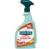 LIMPIADOR DESINFECTANTE SANYTOL QUITAGRASAS SPRAY 750 ML. SIN LEJIA - DESENGRASANTE