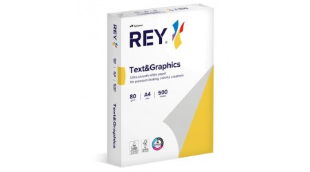 PAPEL A4 100 GR. REY TEXT+GRAPHIC 500 H. CIE 168 A+, FSC, ECOLABEL, CALIDAD SUPERIOR
