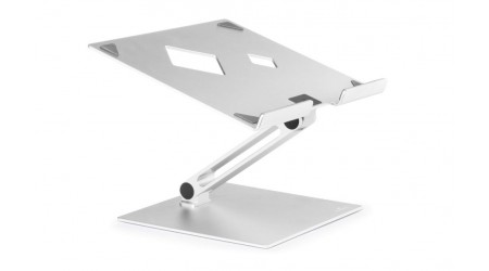 SOPORTE PORTATIL DURABLE HASTA 17" COLOR PLATA