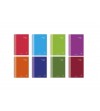 CUADERNO A5 MICROPERFORADO 120 H. 90 GR. CUADRO 5x5 TAPA EXTRADURA COLORES SURTIDOS PACSA