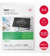 BOLSA PLASTIFICAR A4 303 X 216 MM  75 MC MATE CAJA 100 UNIDADES - GBC