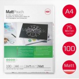 BOLSA PLASTIFICAR A4 303 X 216 MM  75 MC MATE CAJA 100 UNIDADES - GBC