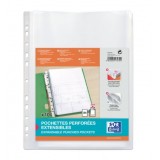 FUNDA MULTITALADRO A4 FUELLE SIN SOLAPA 10 UNIDADES CRISTAL OXFORD