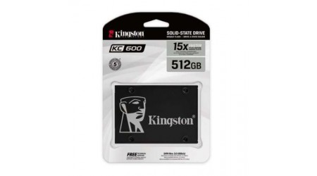 DISCO DURO SOLIDO 2.5 - 512GB SATA3 NAND TLC 3D KINGSTON KC600 SSD