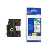 CINTA ROTULADORA BROTHER  TZE261  TEXTO NEGRO FONDO BLANCO 36 MM 8 MT.