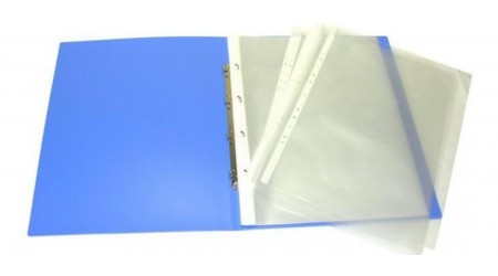 CARPETA ESCAPARATE A3  30 FUNDAS ARTES COLOR AZUL