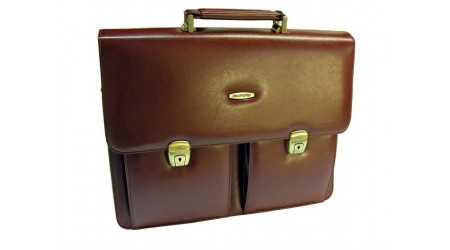 CARTERA PORTADOCUMENTOS CON ASA 32x42 ARTES CON 2 BOLSILLOS MARRON PF52791