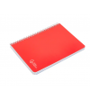 CUADERNO A5 TAPA DURA CUADRICULA 4 MM 80H 90 GR. WITTY TAPA DURA COLORES SURTIDOS