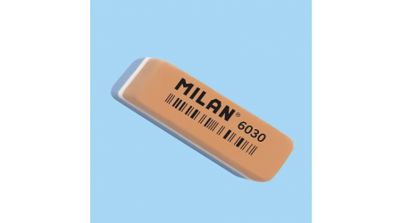 GOMA DE BORRAR MILAN 6030 MIGA DE PAN BISELADA BICOLOR
