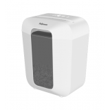 DESTRUCTORA FELLOWES LX50 9 HOJAS 17 LITROS BLANCO PARTICULAS P-4 CICLO 5 MINUTOS - USO OCACIONAL