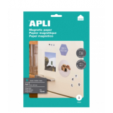PAPEL A4 APLI MAGNETICO PACK 8 HOJAS, 650GR Apto para Impresoras Inkjet