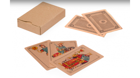 REGALO POR PEDIDO SUPERIOR A 80 € + IVA - BARAJA ESPAÑOLA BRISCA COLOR CARTON RECICLADO