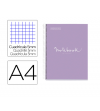 CUADERNO MIQUELRIUS A4 MICROP. 80 H. 90 GR. 5x5 TAPA EXTRADURA COLORES PASTEL SURTIDOS