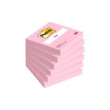 NOTAS ADHESIVAS POST-IT 654-PNK 100 H. ROSA 76X76 MM