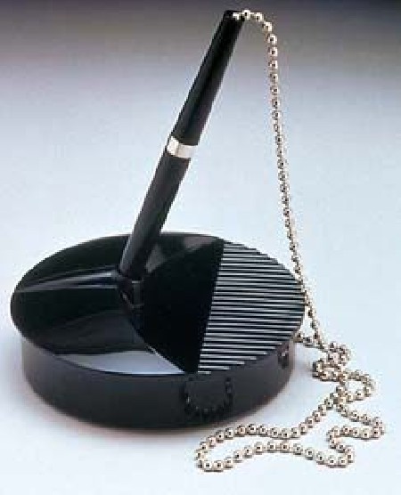 BOLIGRAFO CON PEANA FELLOWES NEGRO