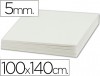 CARTON PLUMA 100 x 140 CM.  5 MM. BLANCO