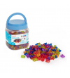SET DE GEMAS TRASLUCIDAS PARA CONTAR 5 COLORES 150 PCS