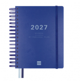 AGENDA 2026 ESPIRAL FINOCAM PROFESIONAL TEMPUS 1/4 DIA PAGINA TAPA DURA PP. CIERRE C/GOMA AZUL