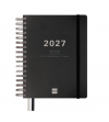 AGENDA 2025 ESPIRAL FINOCAM PROFESIONAL TEMPUS 1/4 DIA PAGINA TAPA DURA PP. CIERRE C/GOMA NEGRA