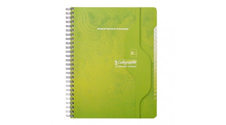 CUADERNO INDICE 1/4 17x22 CM. CLAIREFONTAINE ESPIRAL 90 HOJAS 70