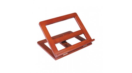 ATRIL DE SOBREMESA MADERA COLOR COGNAC REGULABLE