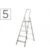 ESCALERA DE ALUMINIO 5 PELDAÑOS 1062x483x1675 MM