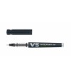 ROTULADOR PUNTA AGUJA PILOT V-5 NEGRO RECARGABLE TRAZO 0,3