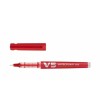 ROTULADOR PUNTA AGUJA PILOT V-5 ROJO RECARGABLE TRAZO 0,3