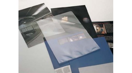 DOSSIER UÑERO A4 TRANSPARENTE PIEL NARANJA PARDO 115MC