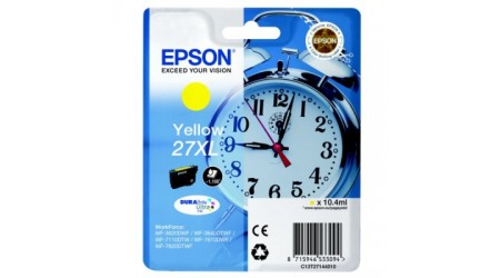 CARTUCHO EPSON AMARILLO C13T27144010 Nº27XL PARA WORKFORCE WF-3600 SERI