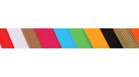 CARTON ONDULADO 50x70 CM. ROJO