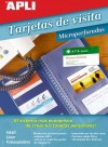 TARJETAS VISITA MICROPERFORADAS 200GR. 90X50,8MM MATE 50H. 500