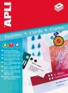 TARJETAS MICROPERFORADAS 200G. PORTANOMBRES 180X125MM 20U.