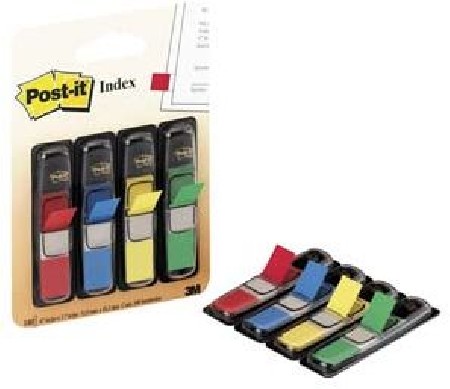 INDICES DISPENSADOR POST-IT 12X35,7 35U. POR COLOR AZUL AMARILLO