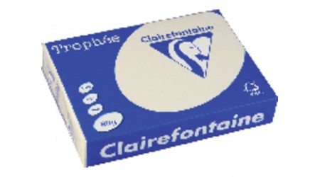 PAPEL A4 COLOR 500 HOJAS CREMA-IVORI 80 GR. CLAIREFONTAINE TROPH