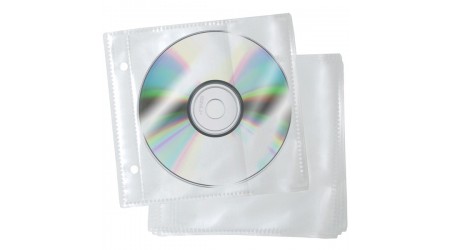 FUNDA CD CON TALADRO 10 UNIDADES GRAFOPLAS