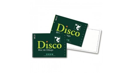 BLOC DIBUJO FOLIO ESPIRAL LISO 20 HOJAS 130 GR. DISCO 230x340 MM