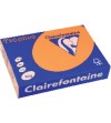 PAPEL A4 COLOR 500 HOJAS CLEMENTINA (NARANJA) 80 GR. CLAIREFONTAINE