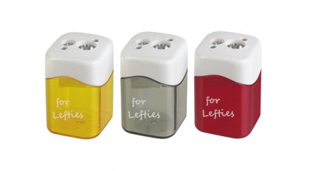 SACAPUNTAS CON DEPOSITO PARA ZURDOS 2 USOS
