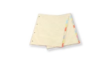 SEPARADOR CARTULINA A4  12 POSICIONES FAMA