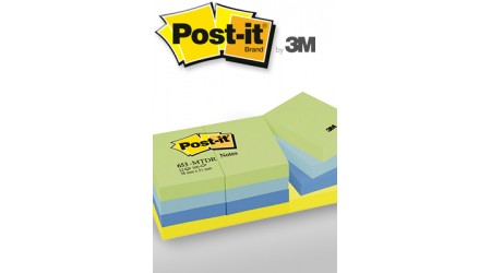 NOTAS ADHESIVAS POST-IT FANTASIA 38x51 PACK 12 UNIDADES