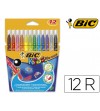 ROTULADOR COLORES BIC KID 12 UNID SURTIDOS ULTRA LAVABLE