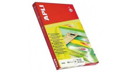 TRANSPARENCIAS A4 APLI INK-JET BLISTER 20 UNIDADES